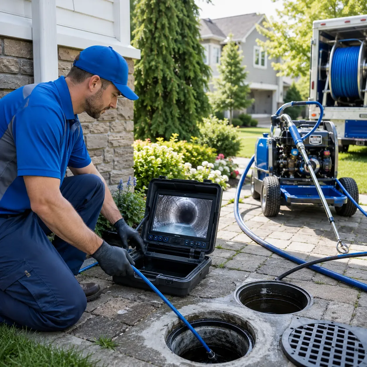 Outdoor drain cleaning professionals serving Devils Lake, ND